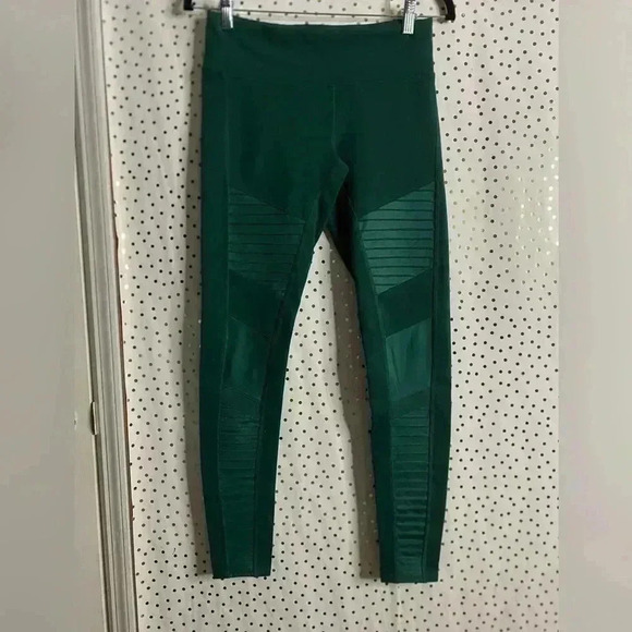 Alo Yoga Green Leggings - Picture 1 of 10